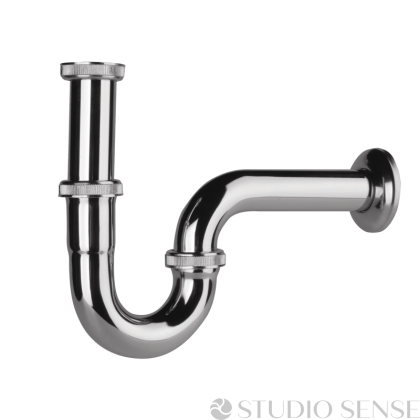 S-образен тръбен сифон за мивка 