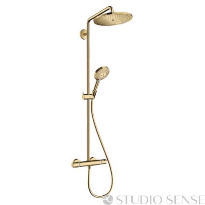 Cromа Select S 280 Gold Thermostatic Shower Set