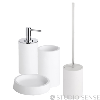Gamma RD White/Chrome Free Standing Accessories