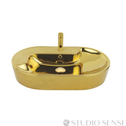 Topic 70 Gold Sit-on Washbasin