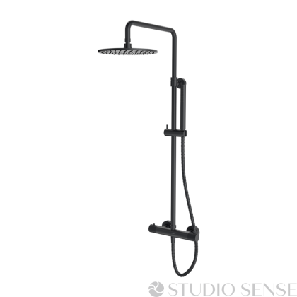 Contour 250 Anthracite Thermostatic Shower System