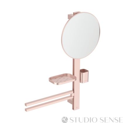 ALU+ Beauty Bar M Rosé Bathroom Accessories Set