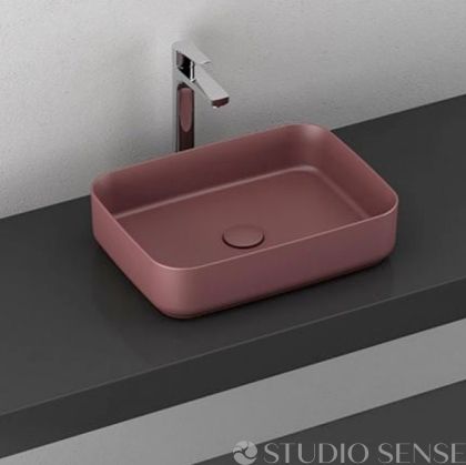 Infinity 50 Maroon Red Sit-on Basin