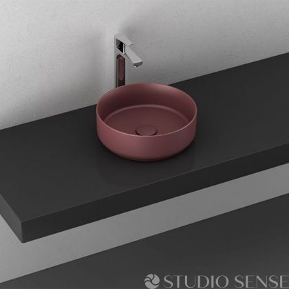 Infinity 36 Maroon Red Sit-on Basin