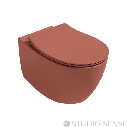 Конзолна теракота тоалетна чиния Sentimenti 53 Rimless 