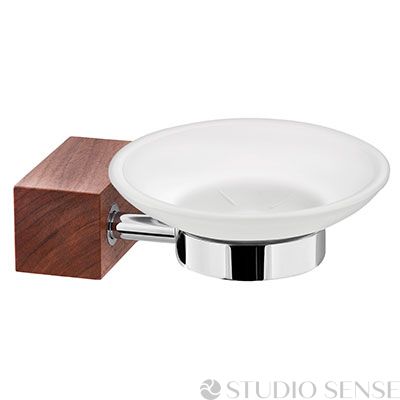Dendra Glass Soap Dish Holder 