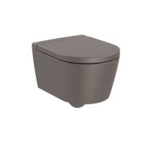 Конзолна тоалетна Inspira 48 ROUND Rimless Compact кафяво