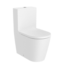 Inspira ROUND Close Coupled Toilet 65 Back-to-Wall White Matt