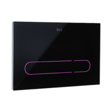 Електронен безконтактен бутон-активатор In-Wall EP1 Slim, черен стъклен