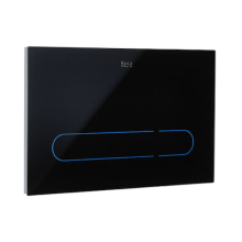 Електронен безконтактен бутон-активатор In-Wall EP1 Slim, черен стъклен 