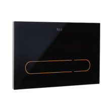 Електронен безконтактен бутон-активатор In-Wall EP1 Slim, черен стъклен 