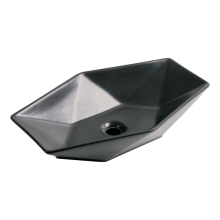 Diamond 57 Black Sit-on Washbasin