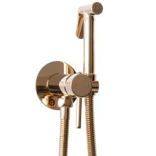 Комплект за вграждане душ за интимна хигиена Loop Rose Gold със смесител