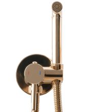 Комплект за вграждане душ за интимна хигиена Loop Rose Gold със смесител 