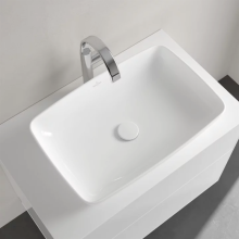 Artis 58 Alpin White Sit-on Washbasin