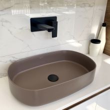Infinity 55 Taupe Sit-on Basin