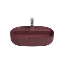 Infinity 60 Maroon Red Sit-on Basin