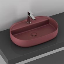 Infinity 60 Maroon Red Sit-on Basin