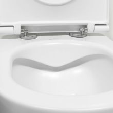 Конзолна бял мат тоалетна чиния Sentimenti 53 Rimless 