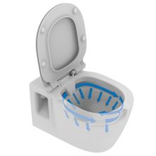 Конзолна тоалетна чиния Connect 55 без ринг